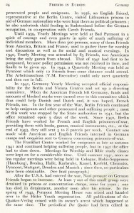Bericht über die Arbeit der „Friends in Europe“, London 1946, hier: Germany