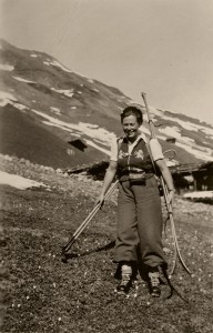 Luise Wetter, Helferin des Netzwerks in der Schweiz. (Aufnahme: ohne Datum) © Dieter Welke
